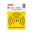Sticker Elektronisch beveiligd 100x100 mm product photo
