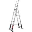 Telescoopladder 10+8 treden max 3.0m (gewicht 22.0kg ) Combi Line max lengte 3.0m product photo