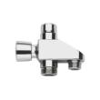 Omstelinrichting voor sanitairkraan opbouw chroom Uitg 1x1/2+3/4 en inl 1x1/2" 29736000 product photo