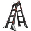 Vouwladder professioneel werkhoogte 5.54m (15.2kg) Velocity Black Pro 4x4 treden product photo