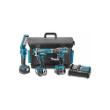 Makita Accu-schroefboorm. + slagschroevendr. + lamp 14.4v 3x5.0Ah DLX3025TX1 product photo