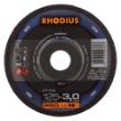 Doorslijpschijf Rhodius 125x3x22mm metaal FT33 product photo
