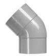 Bocht PVC dw 125mm 1xlm 45 graden product photo