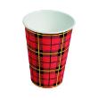 Koffiebeker Karton Ruit 180ml Rol = 100 stuks / Doos = 25 rollen product photo