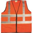 Verkeers veiligheidsvest fluor oranje glow in the dark 2XL product photo