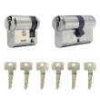 Noxxa Basic cilinderset - SKG** - 1x10/30 + 1x30/30 gelijksluitend - inclusief 6 sleutels product photo