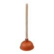 Gootsteenontstopper rubber houten steel afvoerontstopper11cm 110mm 12.0910-001 product photo
