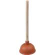 Gootsteenontstopper rubber houten steel afvoerontstopper14cm 140mm12.0910-001 product photo