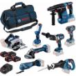Bosch accu-combiset 8-delig 18.0V 4x5.0Ah product photo