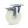Zwenkwiel nylon geremd met topplaat 250kg 125mm product photo