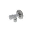 Hoekstopkraan chroom haaks 1x buitendraad en 1x knel 1/2 x 10mm incl. rozet product photo