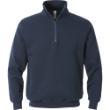 Sweater korte rits 1737 SWB donker marineblauw Mt XS product photo