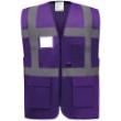 Signalisatie multifunctioneel executive vest paars Mt XL product photo