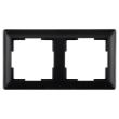 Ion afdekraam inbouw 2 voudig mat zwart J1 serie Los 80.301.216 product photo