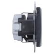 Hager Berker wandcontactdoos inbouw 1 voudig met randaarde mat antraciet serie S1 Ral 7021 in duurzaam doosje product photo https://media.isero.nl/Isero-IseroNL-Site/images/S/2730870_2.jpg S