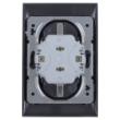 Hager Berker wandcontactdoos inbouw 2 voudig met randaarde mat antraciet serie S1 Ral 7021 in duurzaam doosje product photo https://media.isero.nl/Isero-IseroNL-Site/images/S/2730871_3.jpg S