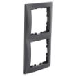 Hager Berker afdekraam inbouw 2 voudig mat antraciet serie S1 Ral 7021 in duurzame verpakking product photo