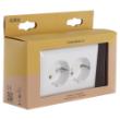Gira wandcontactdoos inbouw 2 voudig met randaarde polar wit serie SY55 Ral 9010 in duurzaam doosje product photo https://media.isero.nl/Isero-IseroNL-Site/images/S/2730904_1.jpg S