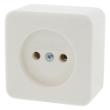 Hager Berker wandcontactdoos opbouw 1 voudig zonder ra polarwit Opbouw AP Ral 9010 product photo