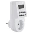 Tijdschakelklok wit digitaal 20 schakelmomenten per dag Max 10 amp schakeltijd 1 min (3600 watt) product photo