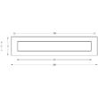 Briefplaat rechthoek messing verschroomd 348x75mm product photo https://media.isero.nl/Isero-IseroNL-Site/images/S/310070_1.jpg S