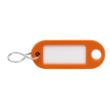 Dulimex sleutellabel met S-haak en oog kunststof oranje product photo