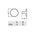 Meubelknop aluminium rond 35mm 3752-01E product photo https://media.isero.nl/Isero-IseroNL-Site/images/S/330101_1.jpg S