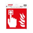 Sticker Plaats brandmelder 200x200 mm product photo