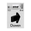 Bord Alulook Duwen 80x80 mm zelfklevend product photo