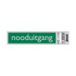 Bord Alulook Nooduitgang 165x44 mm zelfklevend product photo