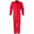Overall met drukknopen vlamvertragend rood 62 product photo
