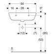 Geberit wastafel renova wit kraangat en overloop 600x480x190mm 500370011 product photo https://media.isero.nl/Isero-IseroNL-Site/images/S/676345_2.jpg S