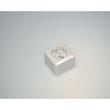 ABL wandcontactdoos wit opbouw voor perilex 16amp/400v 1 voud Connectivity 2491010 product photo
