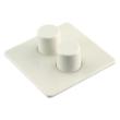 Honeywell Peha centraalplaat voor dimmer met dubbele knop creme serie Standard bedieningselement product photo