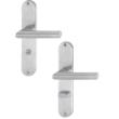 Deurkrukgarnituur RVS Hoppe Amsterdam incl. schilden WC 63x8 product photo