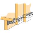 Schuifdeurbeslag Sysline S STB11 3-deurs 15kg. product photo