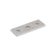 Stelvoethouder verzinkt met schroefdraad M8 60x20x3.0mm product photo
