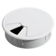 Kabeldoorvoer kunststof wit rond 80mm S.6040 product photo