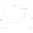 Leuninghouder centr. vlak zadel blind mespol product photo https://media.isero.nl/Isero-IseroNL-Site/images/S/K0014895_2.jpg S