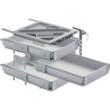 Containerset met 3 laden Silent System alu-look 392x530mm product photo