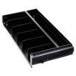 Bankschuiflade met 5 scheidingsplaten zwart 600x600mm product photo