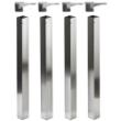 Design-Tafelpoten 60mm vierkant RVS geborsteld Alfio 700mm product photo