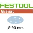 Festool schuurpapier Granat rond Ø 90mm korrel 40 50 stuks 497363 product photo