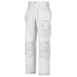 Werkbroek canvas+ m/holsterpockets wit 258 product photo