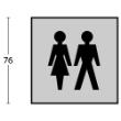 Pictogram RVS zelfklevend vierk. 76x76mm WC dames en heren product photo https://media.isero.nl/Isero-IseroNL-Site/images/S/K0202900_2.jpg S