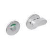 WC-sluiting 8mm rond plat verdekt met design olive RVS product photo