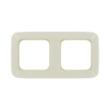 ABB Busch-Jaeger afdekraam inbouw 2 voudig creme 2512-212 serie Si Ral 1013 Los 2CKA001725A0621 product photo
