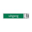 Bord Alulook Uitgang 165x44 mm zelfklevend product photo