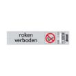 Bord Alulook Roken verboden 165x44 mm zelfklevend product photo