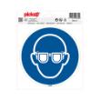 Sticker Veiligheidsbril verplicht 150 mm rond product photo
